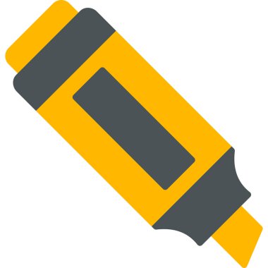 Kalem. Web simgesi basit illüstrasyon