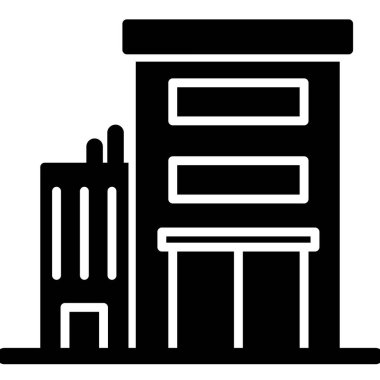 Ofis simgesi vektör illüstrasyonu