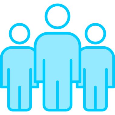 grup insan, web basit illüstrasyon