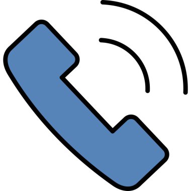 - Telefon. Web simgesi basit illüstrasyon