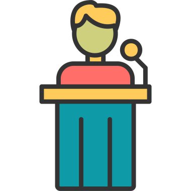 Jeopolitik. Web simgesi basit illüstrasyon 