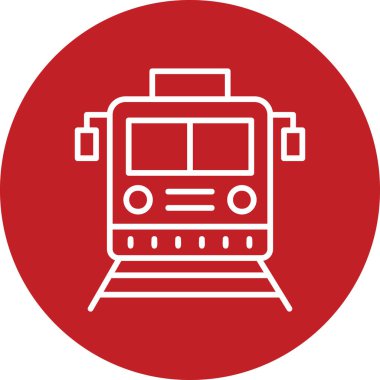 illustration of locomotive train wagon on railroad