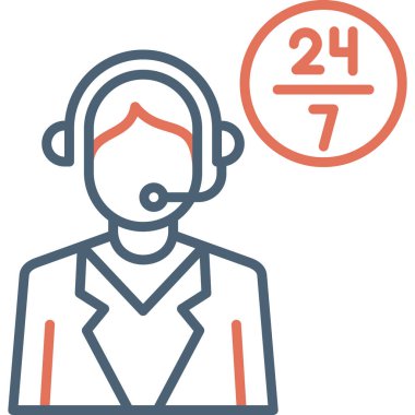 Müşteri servisi. Web simgesi