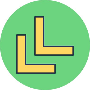 Sembol tek ağ simgesinin vektör illüstrasyonu