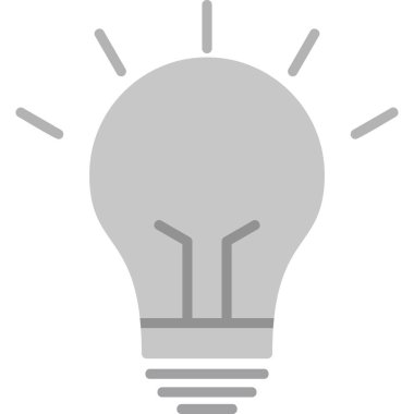 Fikir modern simgesi, vektör illüstrasyonu