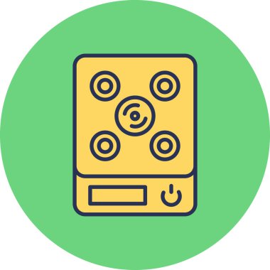 vector illustration of Cooking web icon