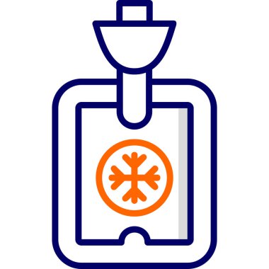 Bir noel simgesinin vektör illüstrasyonu