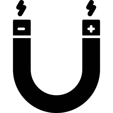 mıknatıs simgesi vektör çizimi 