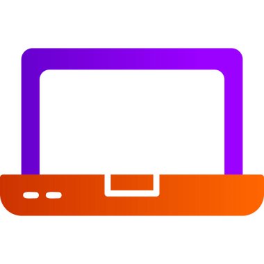 Bilgisayar. Web simgesi basit illüstrasyon