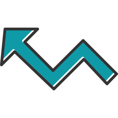 Ok. Web simgesi basit illüstrasyon