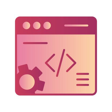 vector illustration of abstract website