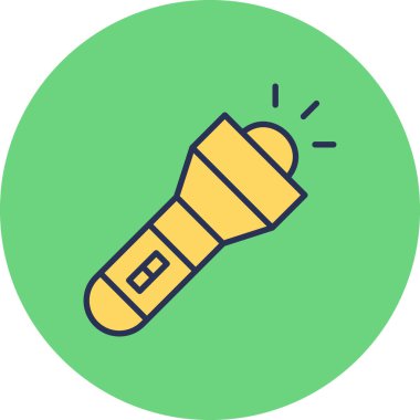 el feneri. Web simgesi basit illüstrasyon 