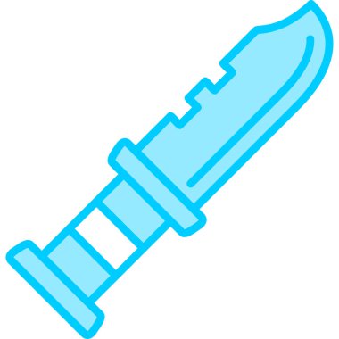 bıçak simgesi vektör illüstrasyonu