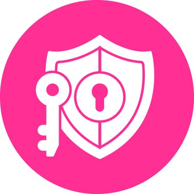 Anahtar Güvenlik vektör çizimi tasarımı