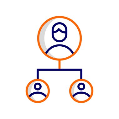 Soyut simge vektör illüstrasyonu pazarlanıyor