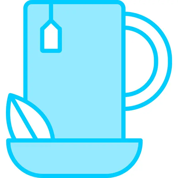 Tea Web Icon Simple Illustration — Stock Vector