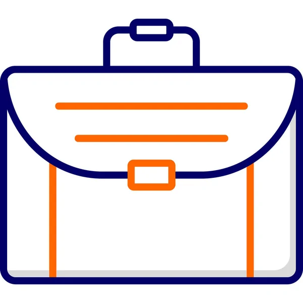 Une Valise Illustration Vectorielle Icône Web — Image vectorielle