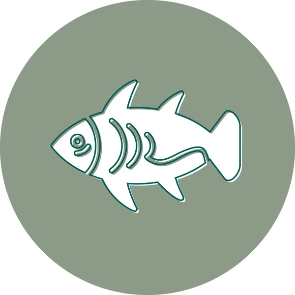 Arctic Char Icon Vector Illustration — 스톡 벡터