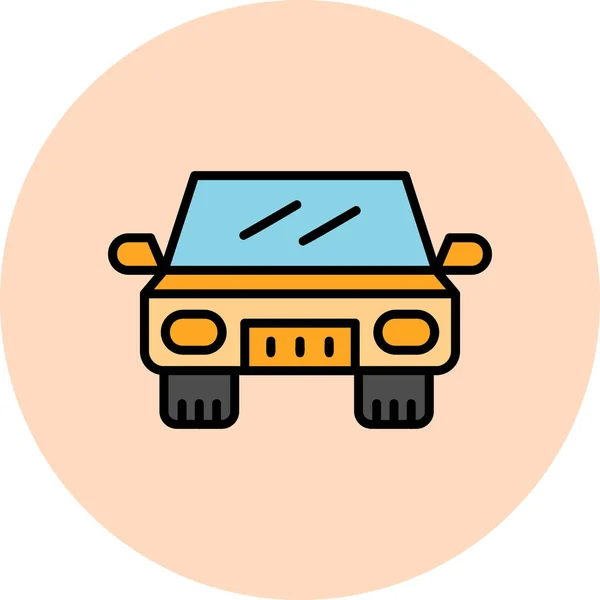 Samochód Nowoczesny Ikona Wektor Ilustracja — Wektor stockowy