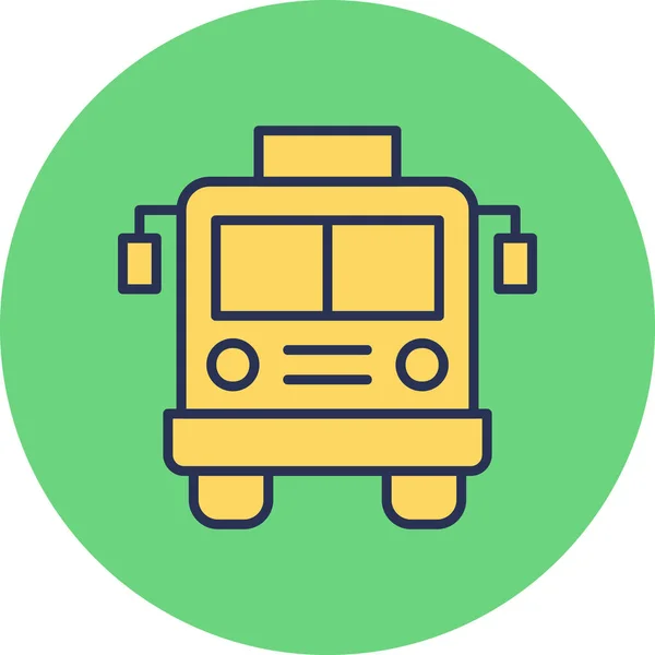 Icono Autobús Ilustración Diseño Moderno — Vector de stock