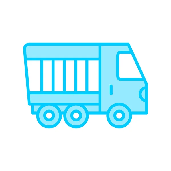 Truck Abstracte Pictogram Vector Illustratie — Stockvector