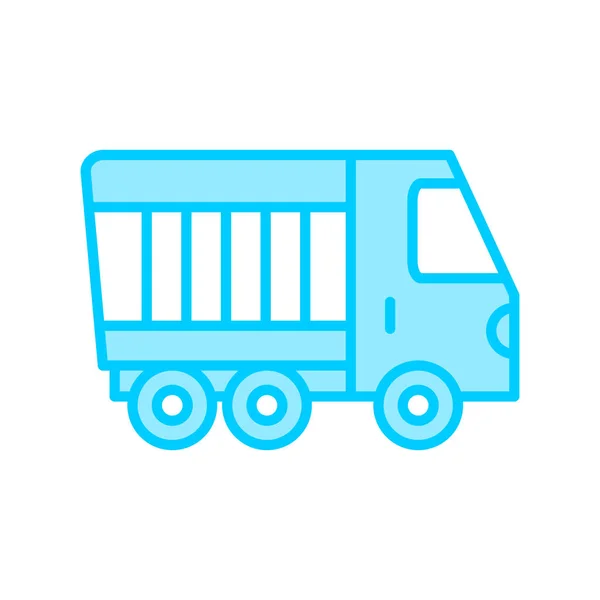 Truck Abstract Icon Vector Illustration — 스톡 벡터