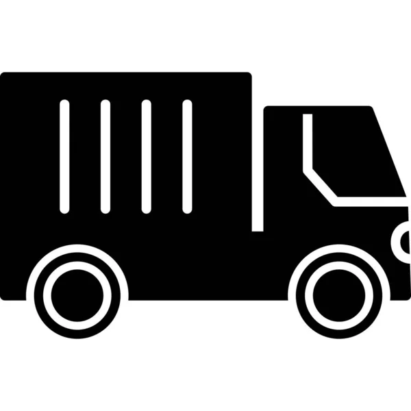 Illustration Vectorielle Icône Abstraite Camion — Image vectorielle