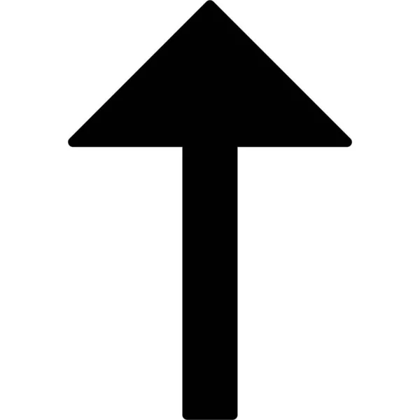 Pfeil Der Richtung Anzeigt Einfaches Websymbol — Stockvektor