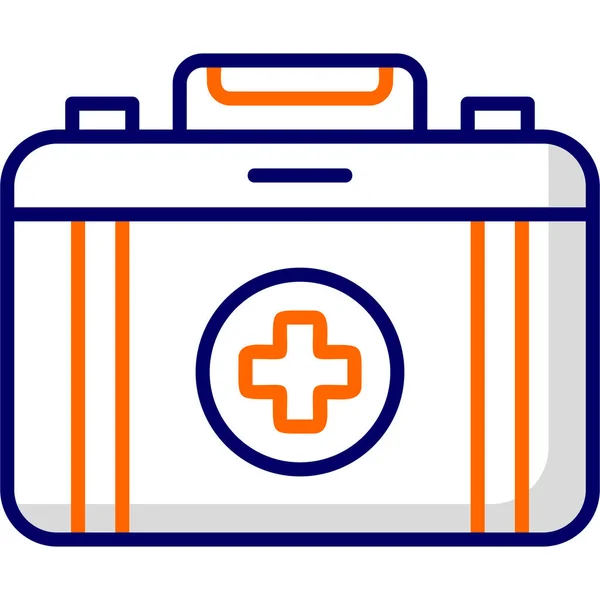 First Aid Kit Icon Vector Illustration — Stock Vector