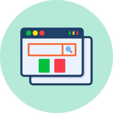 vector illustration of abstract web page 