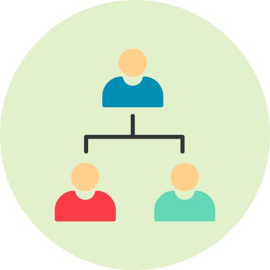 Çalışma Yönetimi simgesi vektör illüstrasyonu