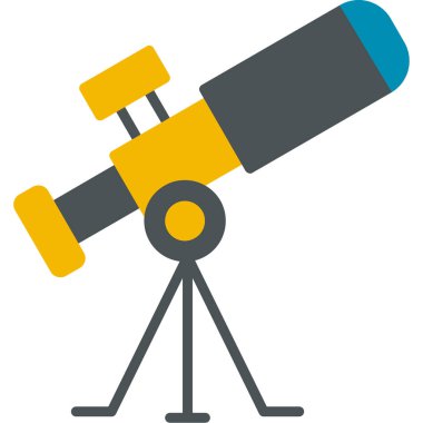 vector illustration of modern Telescope icon