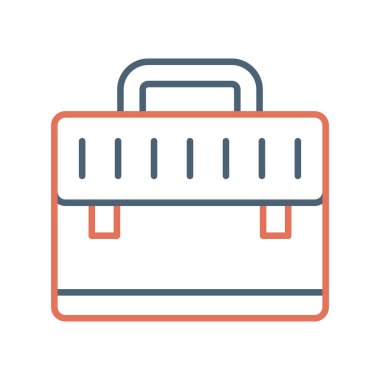 Çanta. Web simgesi basit illüstrasyon 