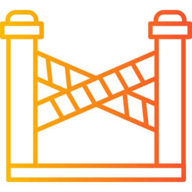 Köprü. Web simgesi basit tasarım