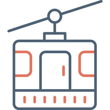 Tren istasyonu. Basit resimleme