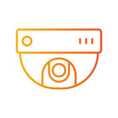 cctv modern simgesinin vektör illüstrasyonu