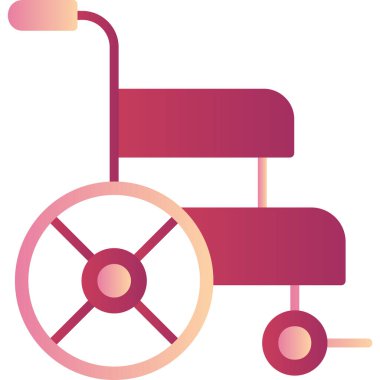 Tekerlekli. Web simgesi basit illüstrasyon