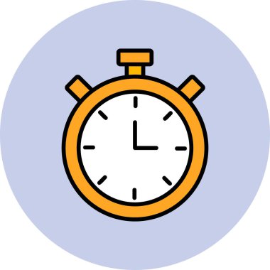 Kronometre Web simgesi basit tasarım