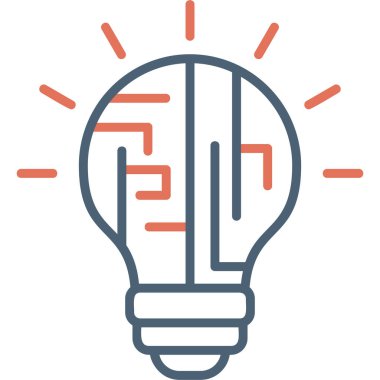 Bir fikrim var. Web simgesi basit tasarım