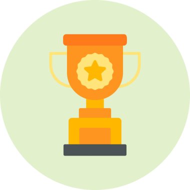 kupa simgesi vektör illüstrasyonu