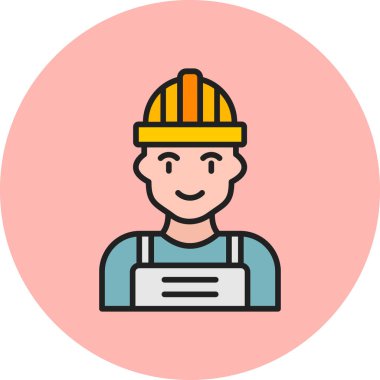 Worker icon modern vector illustration