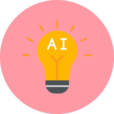 Fikir modern simgesi, vektör illüstrasyonu