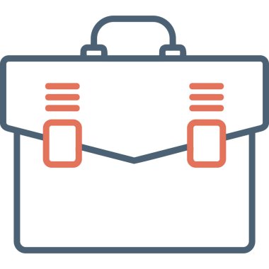 Çanta. Web simgesi basit illüstrasyon 