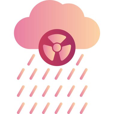 Bulut. Web simgesi basit illüstrasyon