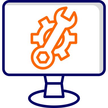 masaüstü ayarları. Web simgesi basit tasarım