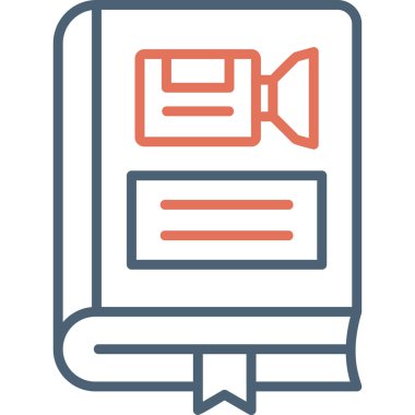 Sinema web simgesi basit illüstrasyon