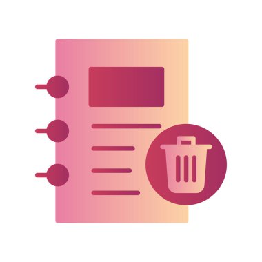 Belge simgesinin vektör illüstrasyonu