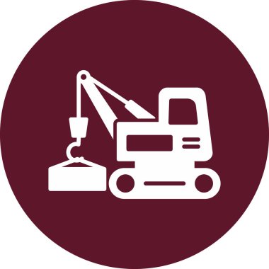 vinç simgesi vektör illüstrasyonu