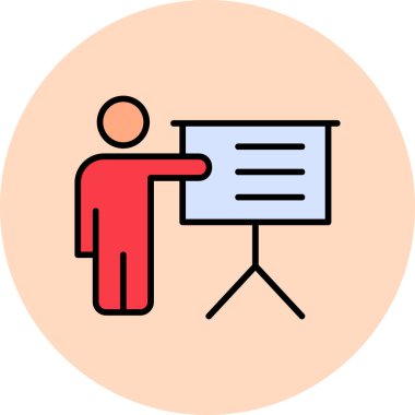 business Training, businessman at desk explaining strategy