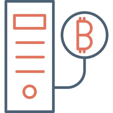 microprocessor icon, vector illustration simple design